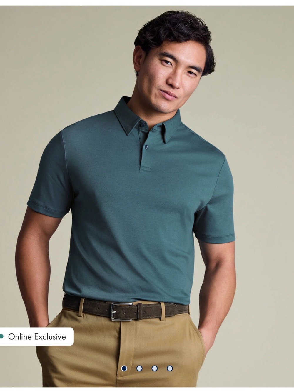 Charles Trywhitt Green Polo